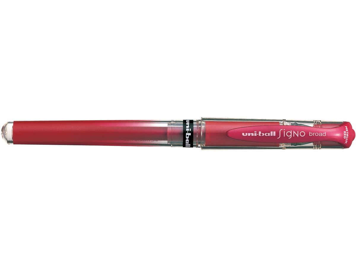 UNI-BALL Signo Broad 1mm UM153MET.RED rosso-metallic (4902778677599)