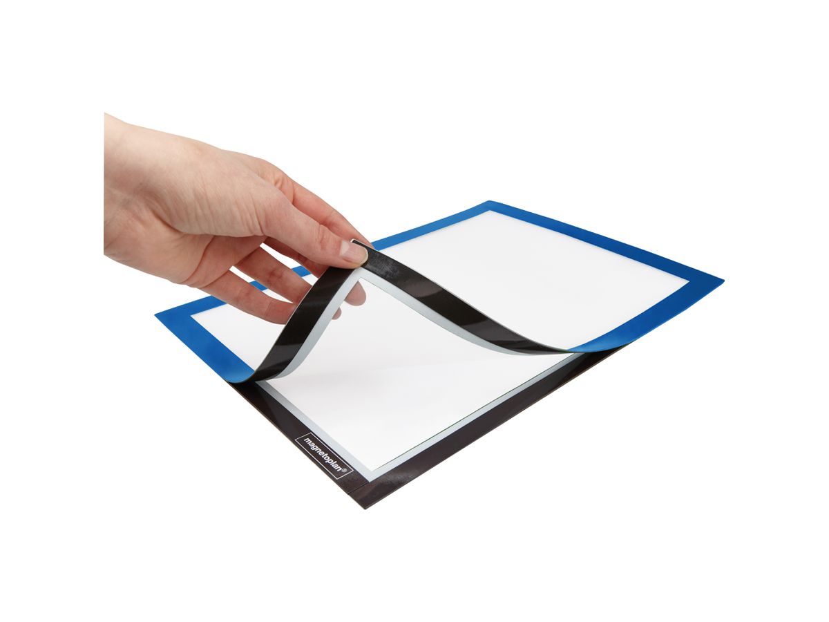MAGNETOPLAN Magnetrahmen A4 1131903 selbstklebend, blau 2 Stk. (4013695064956)