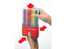 STABILO Penna fibra Pen 68 1mm 6820-04 20 pz., Color box rosso/blu (4006381372213)