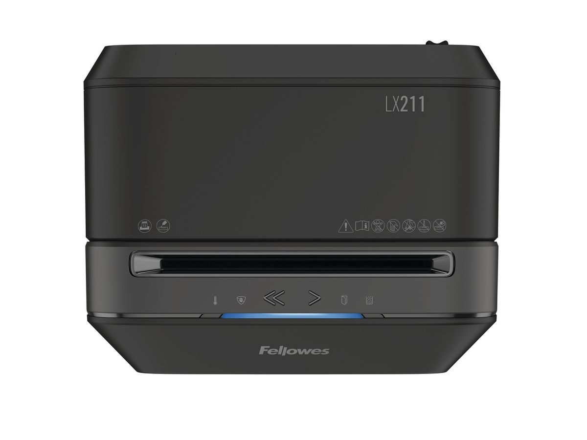 FELLOWES Distruggi docum. Powershred 5104101 LX211, nero, P-5, 23lt (0043859755622)