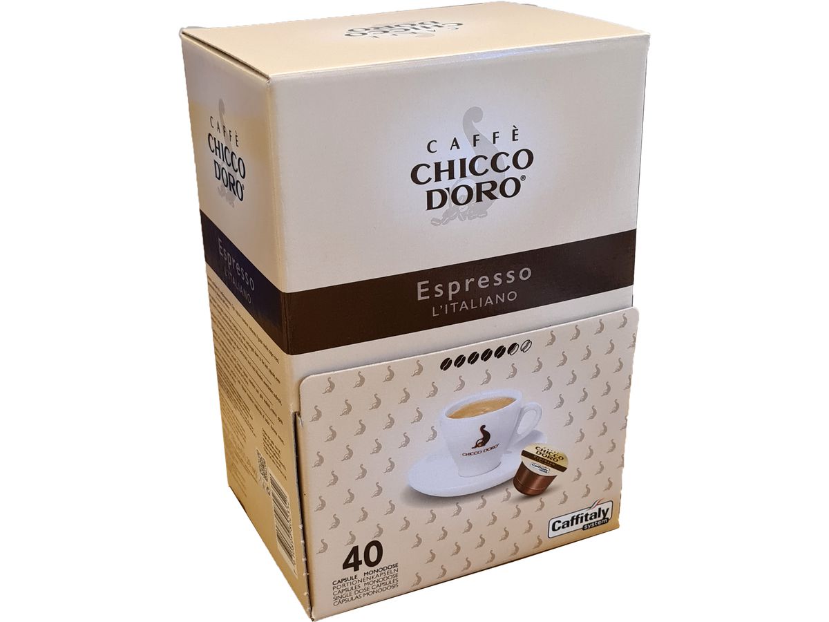 CHICCO D'ORO Caffè Caffitaly 802352 Espresso Italiano 40 pezzi (7610899802352)