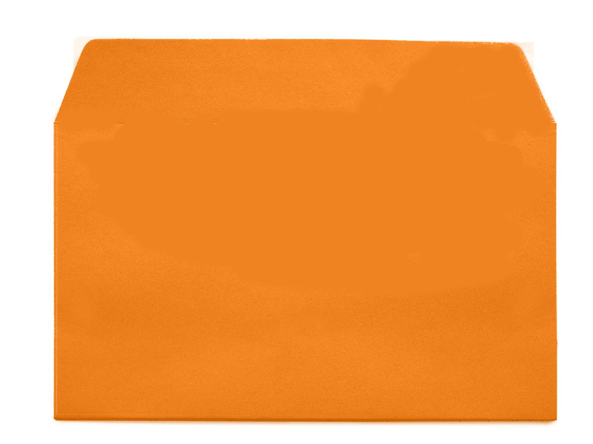 PAPYRUS Couvert Rainbow o/Fenster C5 88048534 orange, 120g 250 Stück (7612285273678)