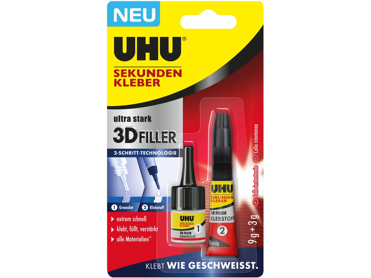 UHU Supercolla 3D-Filler 45480 ultra forte 30g (4026700454802)