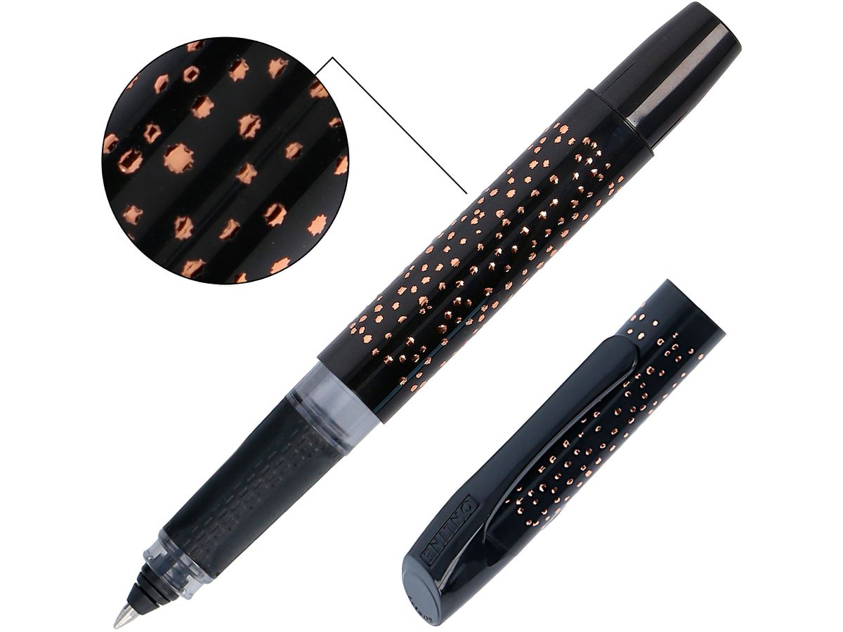 ONLINE Rollerball Campus 0.7mm 61478/3D Glam Girls Spotlights Black (4014421614780)