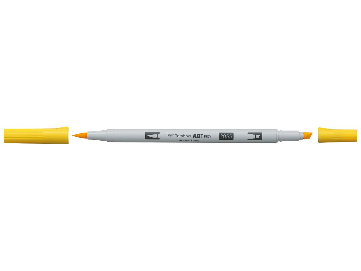 TOMBOW Dual Brush Pen ABT PRO ABTP-055 process yellow (4901991648041)