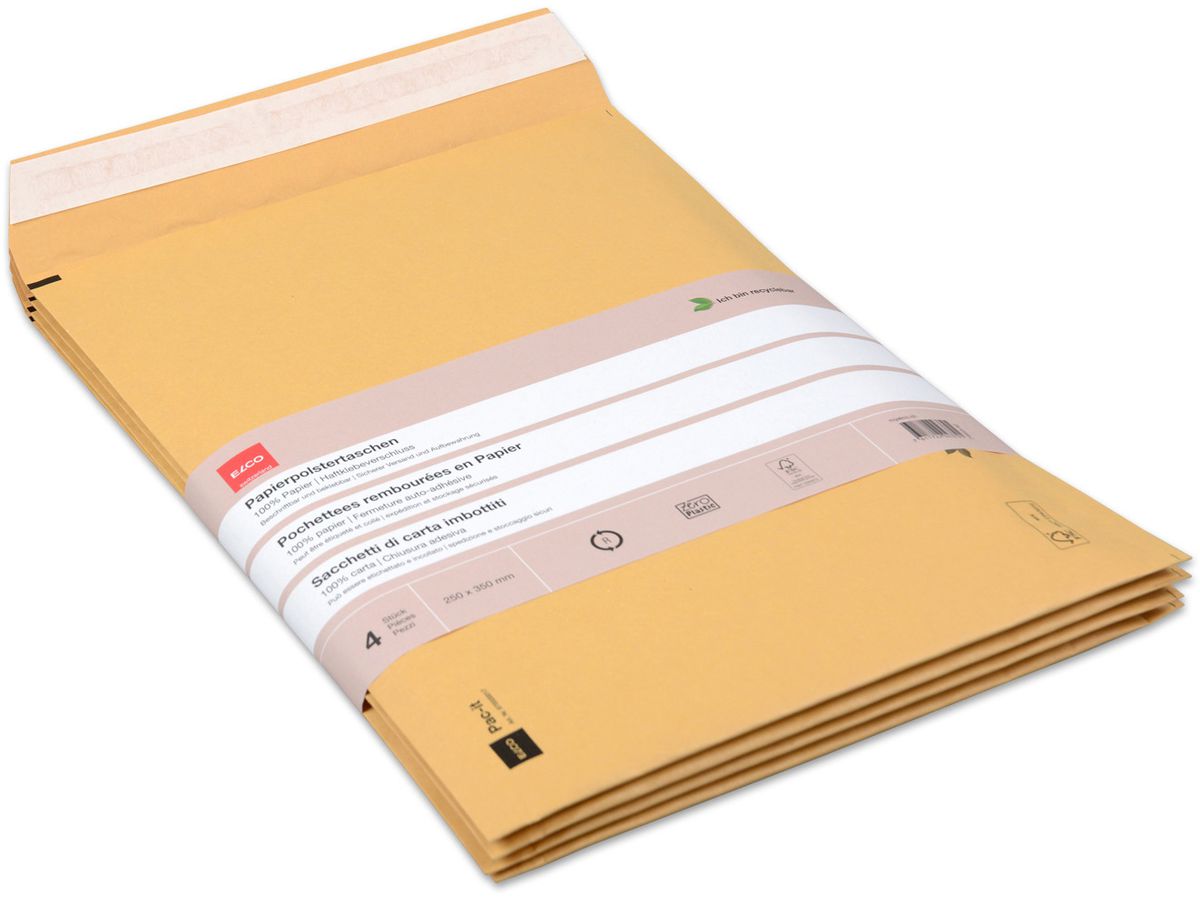 ELCO Pochette en papier 74653.92 250 x 350mm, marron 4 pcs. (7611722023791)