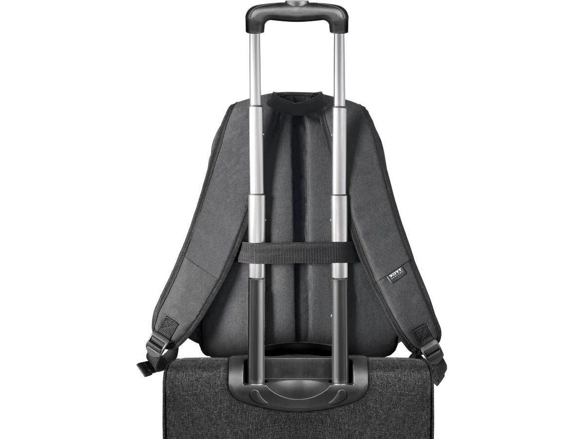 PORT Houston II ECO Backpack 110265 15.6/16 Notebooks, Black (3567041102652)