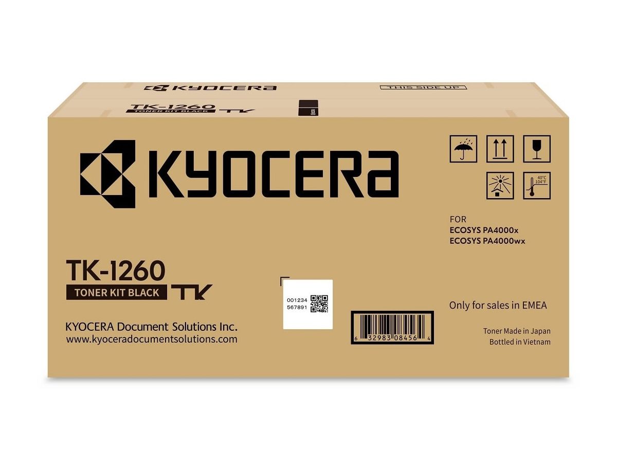 KYOCERA Modulo di toner nero TK-1260 Ecosys PA4000x 10'000 pagine (0632983084564)