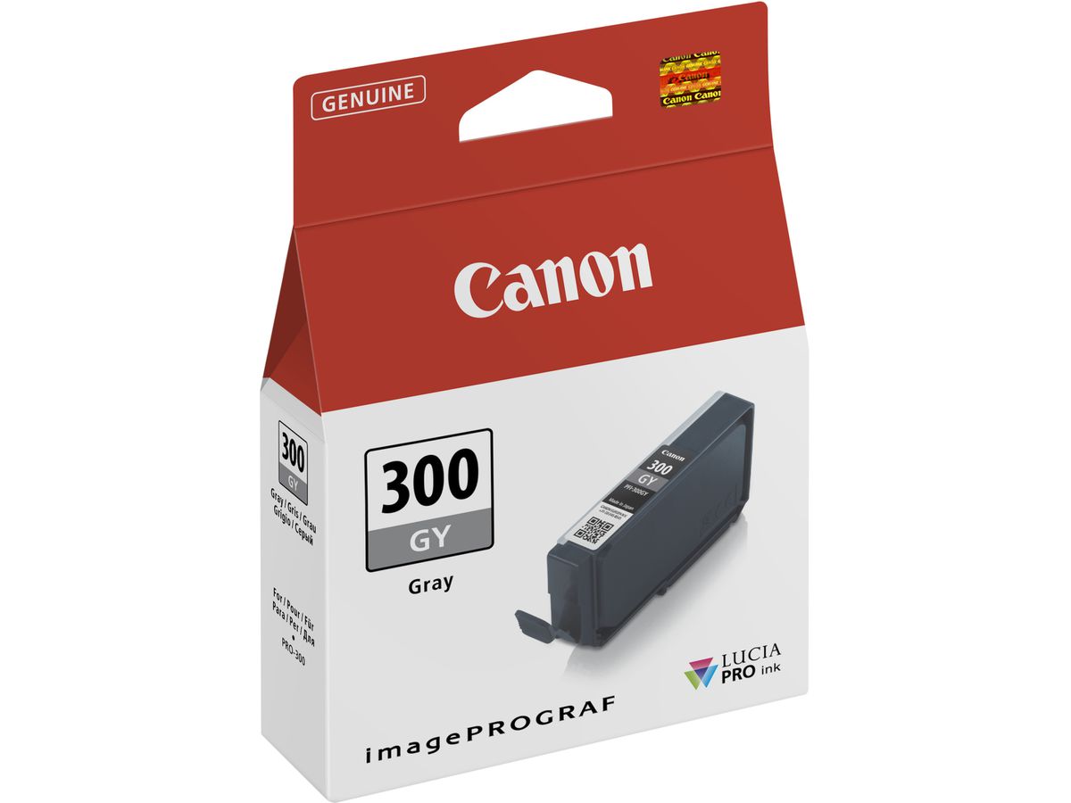 CANON Cartouche d'encre gris PFI-300GY iPF PRO-300 14.4ml (4549292159073)