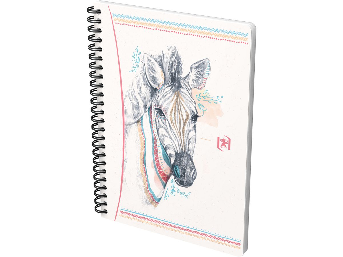 OXFORD Carnet spirales Boho Spirit A5 400153868 ligné, assorti 60 feuilles (3020120178073)