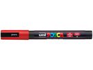POSCA Marker 0.9-1.3mm PC-3M RED rot, Rundspitze (4902778915790)