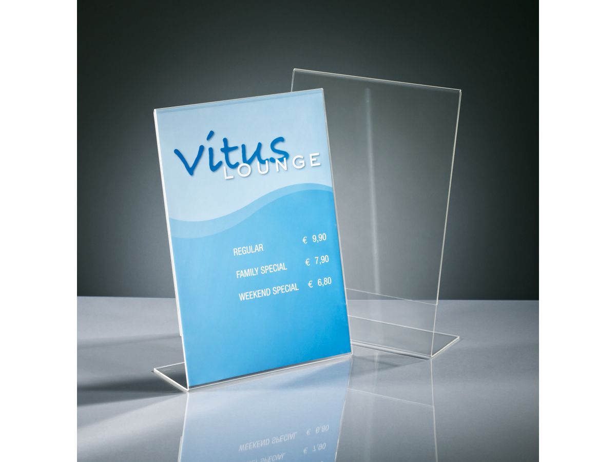 SIGEL Display table A3 TA213 transparent (4004360981951)