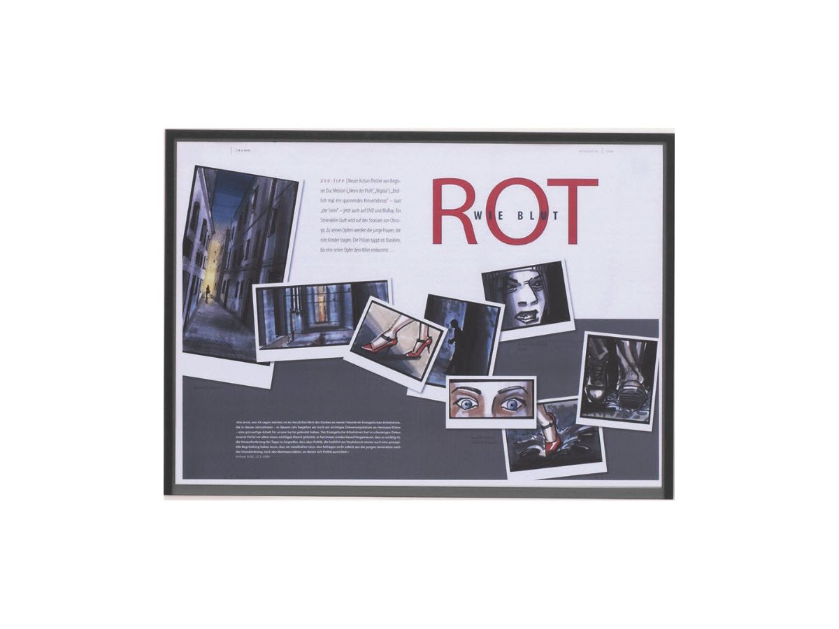 MAGNETOPLAN Cornice calamita magnetofix A3 1130403 blu 5 pezzi (4013695015002)