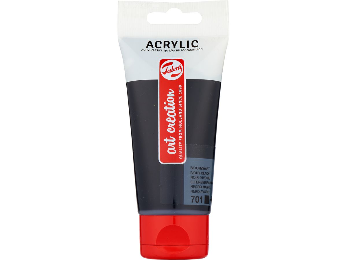 TALENS Colore acrilici 75ml 3511701M Nero avorio (8712079299088)
