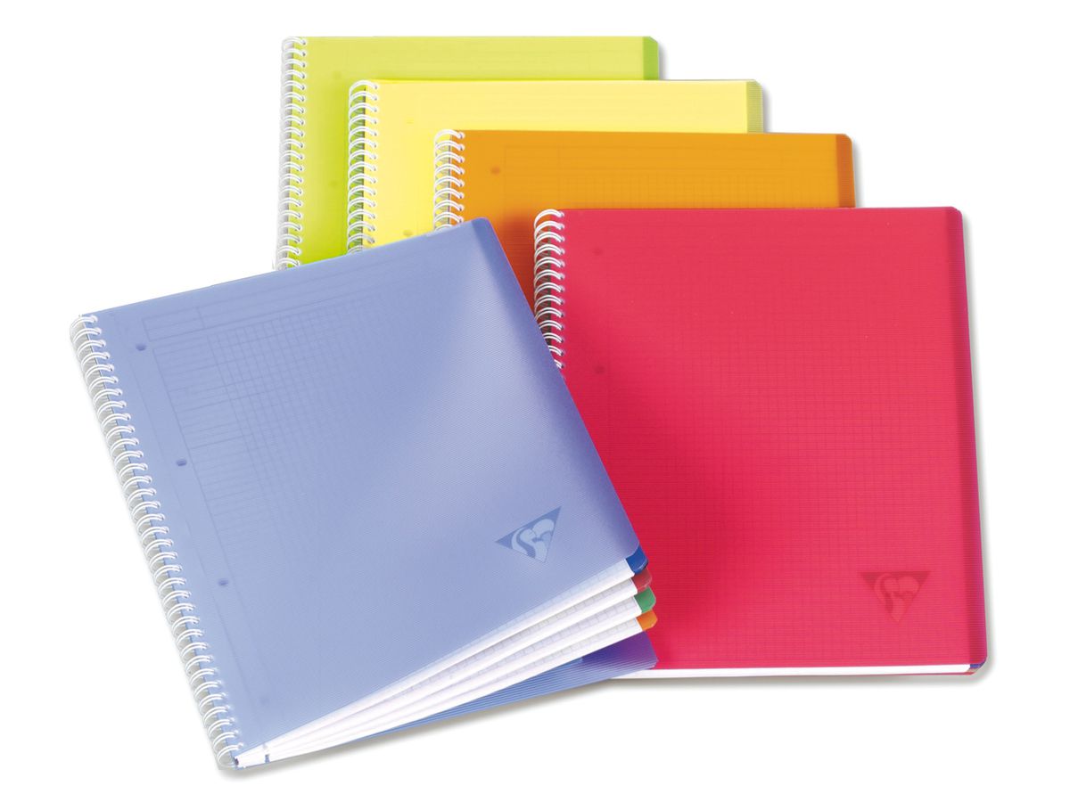 CLAIREFONTAINE Taccuino spirale ass. A4 328626 5mm 80 fogli (3329683286264)