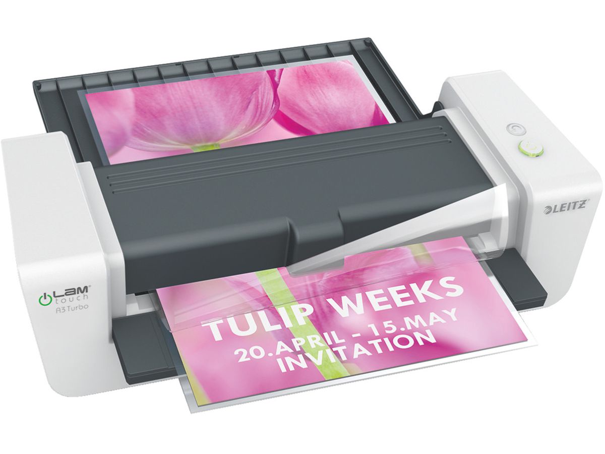 LEITZ Pochettes à plastifier A4 74820000 brillant, 125my 25 pcs. (4002432397662)