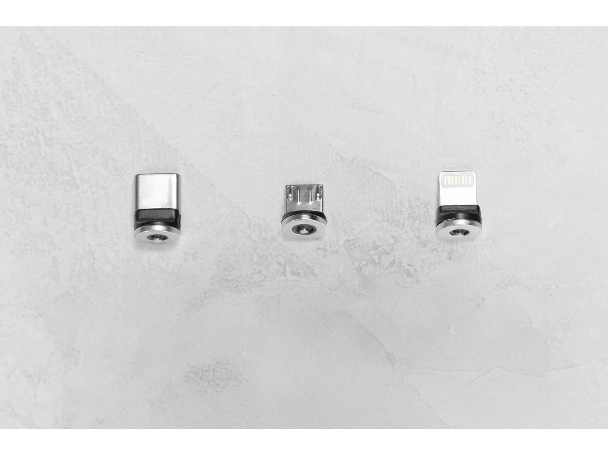 STATIK Mag.Tip for Mag.Chargecables PUP-0135 1xLightn.1xUSB-C,1xMicro-USB (0853485006773)