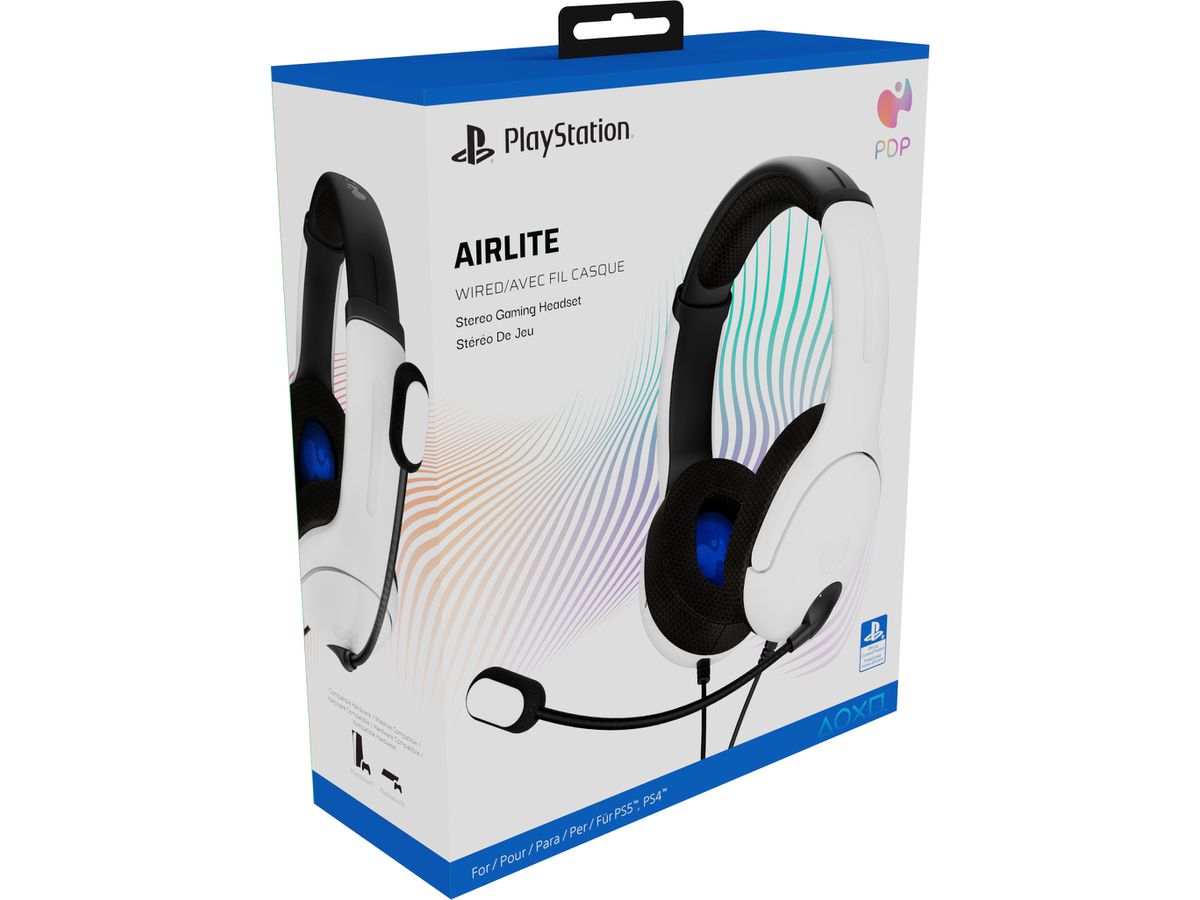 PDP Airlite Wired Stereo Headset 051-108-EU-WH white, for PS5-EU (0708056065973)