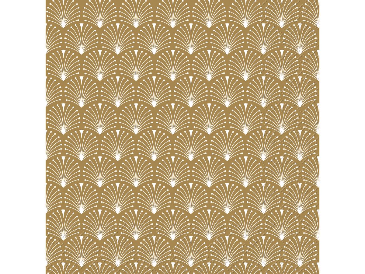 STEWO Serviette Arion 2572570180 gold 33x33cm (7630050839720)