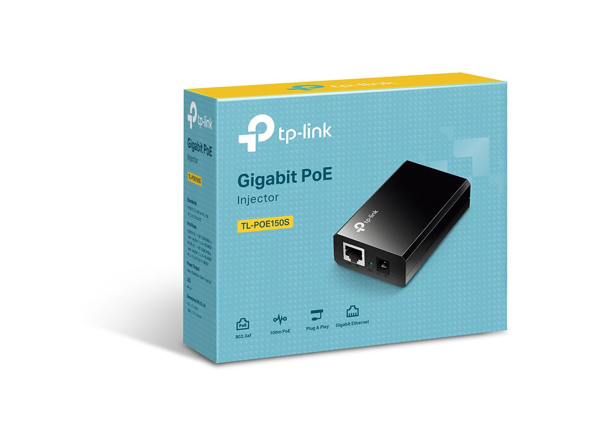TP-LINK PoE Injector Adapter POE160S (6935364073084)