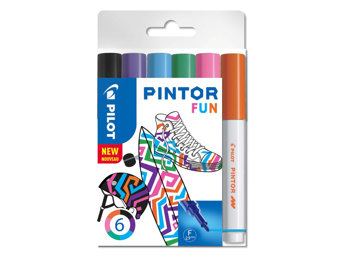 PILOT Marker Pintor Set Fun F S6/0517429 6 Marquer (3131910517429)