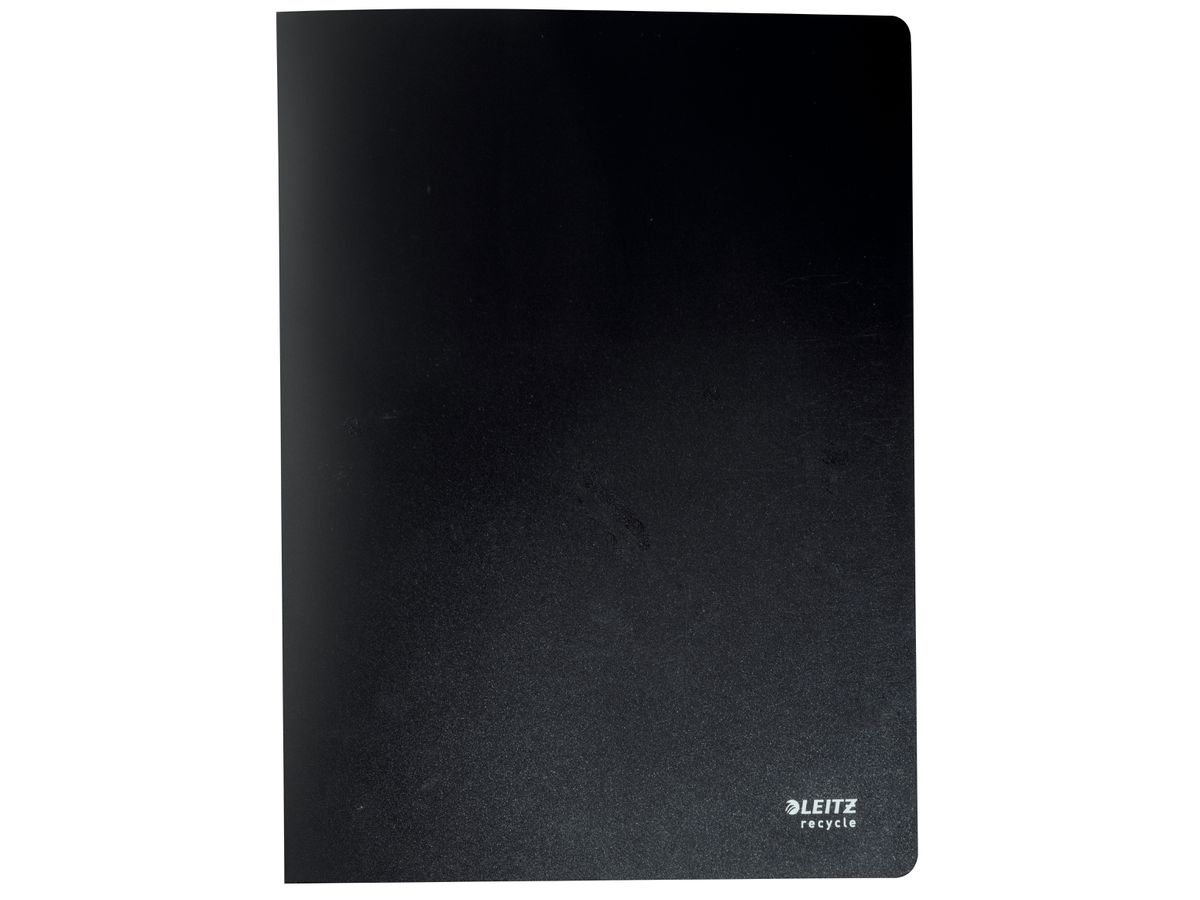 LEITZ Livre présent. Recycle PP A4 4677-00-95 noir 40 dossiers (4002432128006)