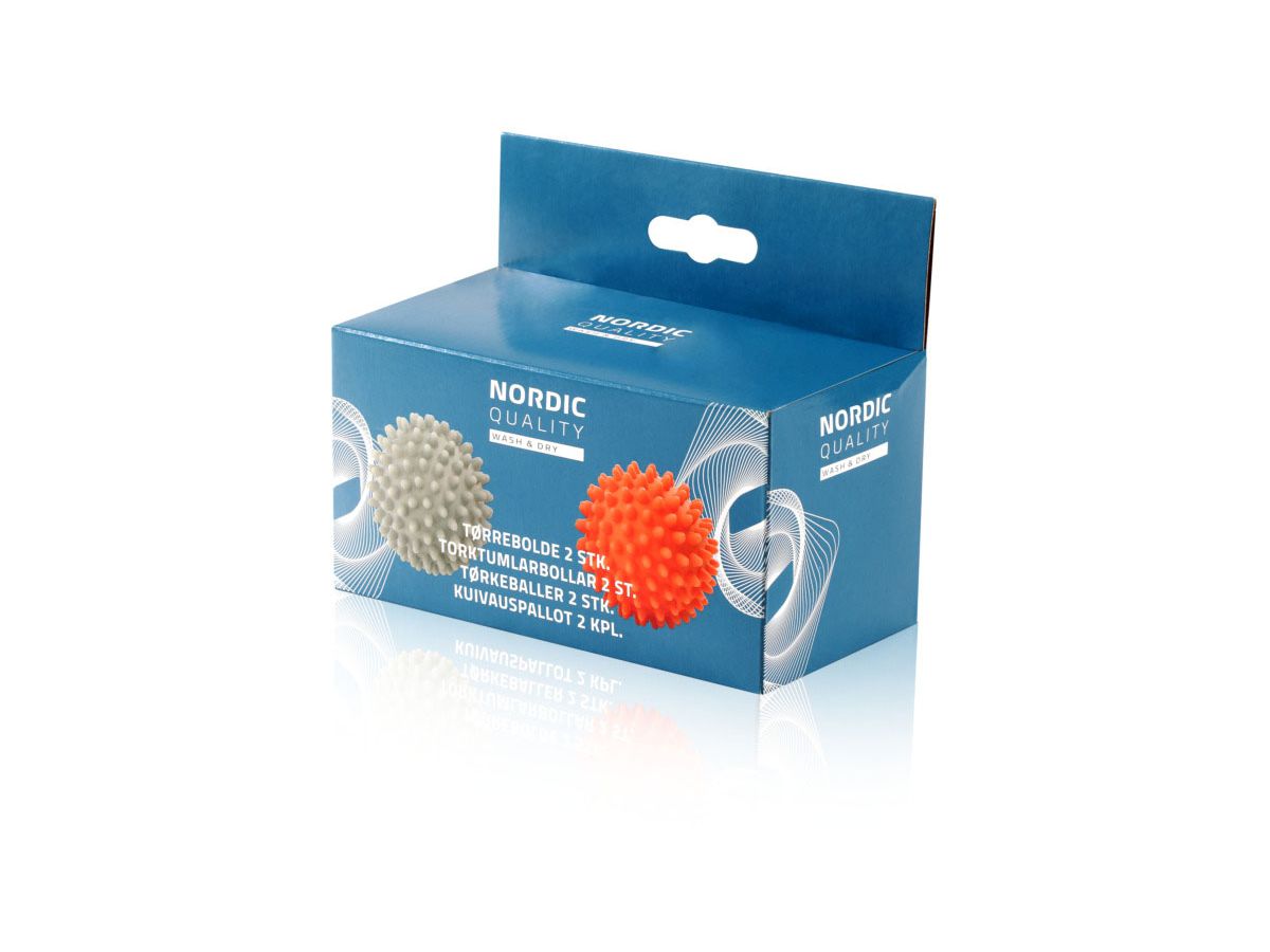 NORDIC Q Tumble balls 2 pcs. 2420004 Red,Grey (5706470121454)