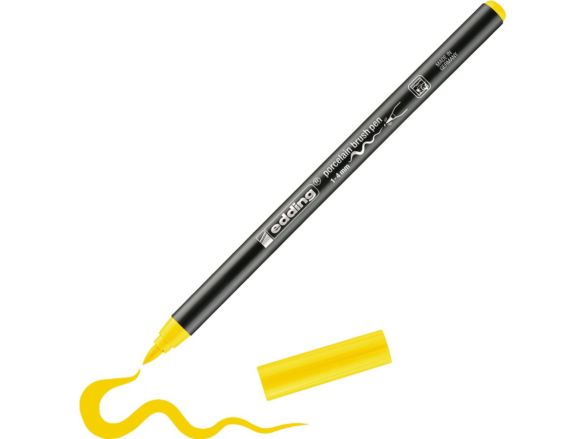 EDDING Marqueur porcelaine 4204 1-4mm E-4200 jaune (4004764927883)