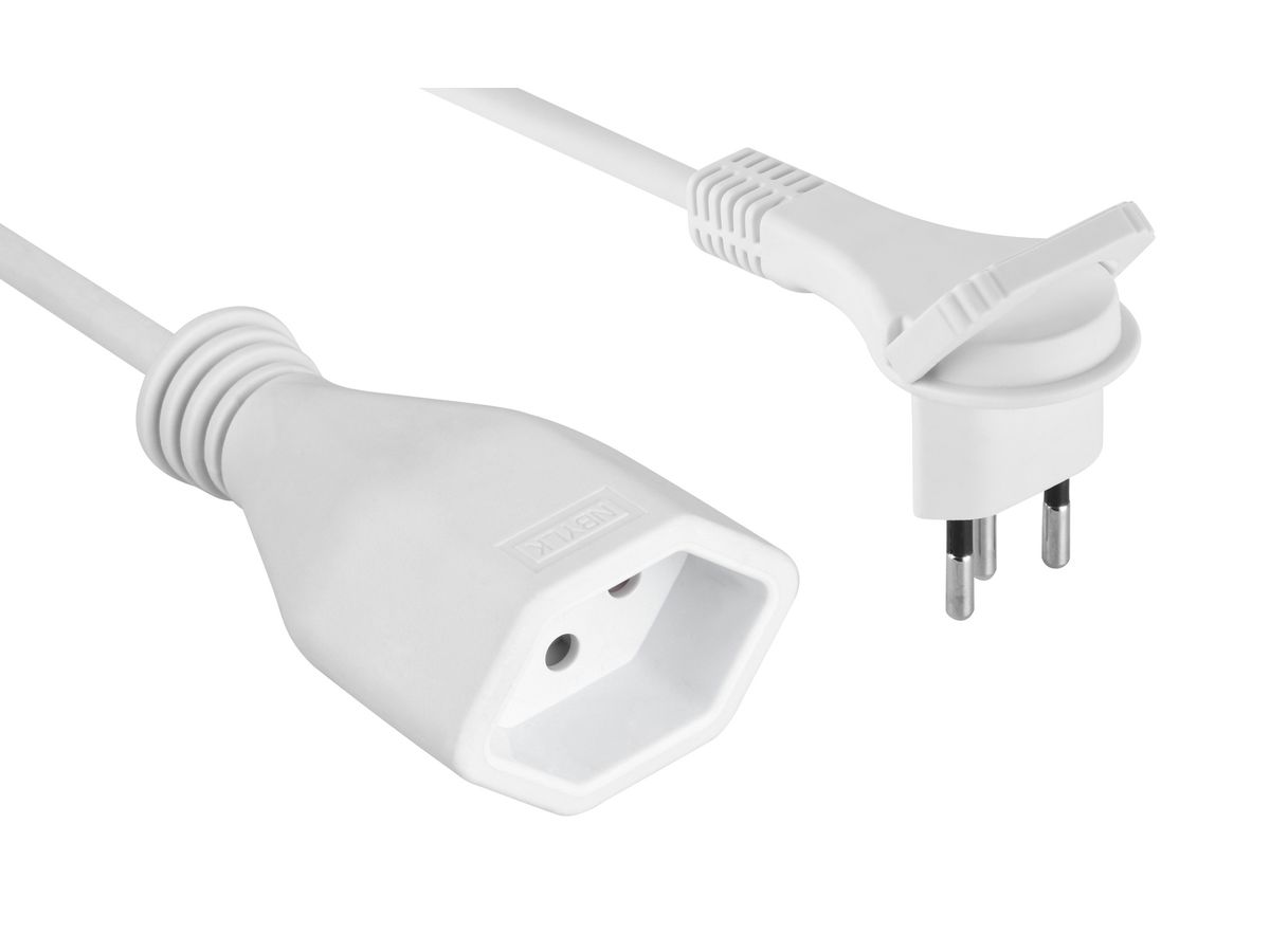 SCHOENENBERGER Cavo di prolunga 3m 82.500.3WS FLAT 3 poli bianco (7611453500318)