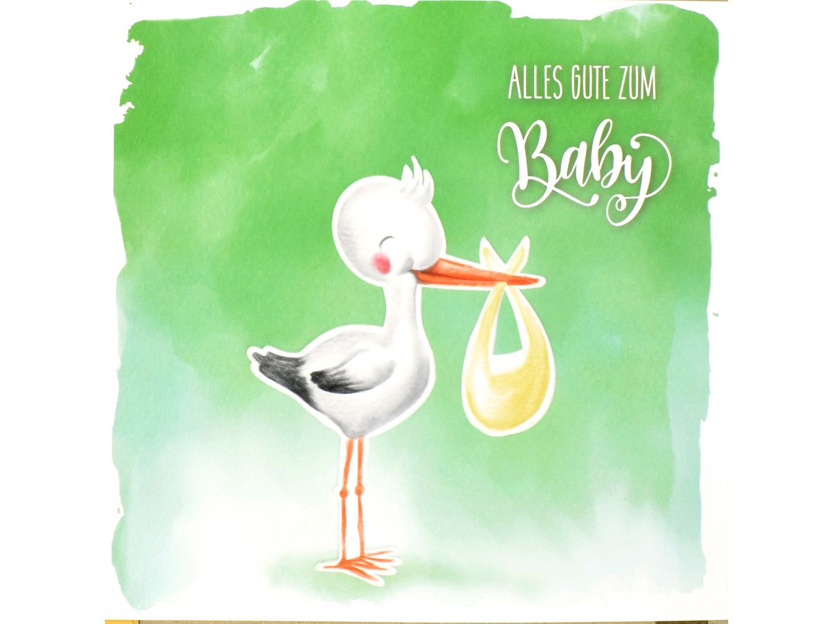 ABC Carte de voeux baby 1120003900 15x15cm ()