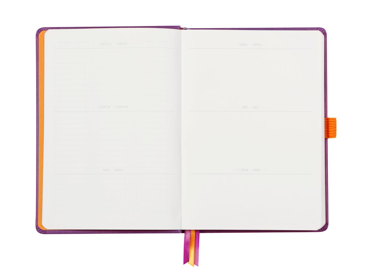 RHODIA Goalbook Notizbuch A5 118579C Hardcover violett 240 S. (3037921185797)