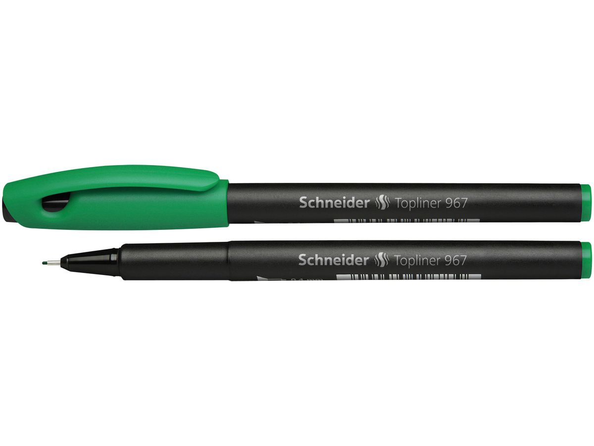 SCHNEIDER Fineliner Topliner 967 0,4mm 9674 grün (4004675096746)
