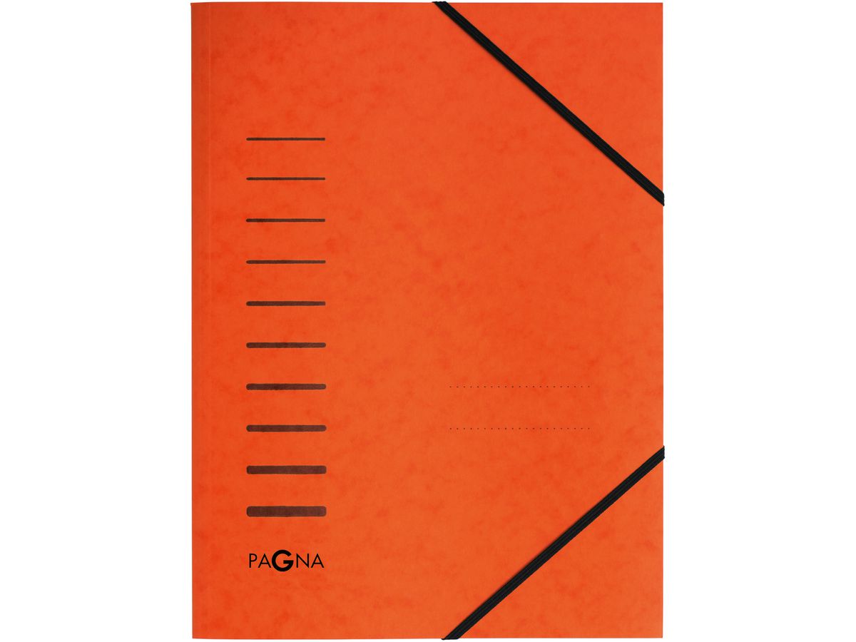 PAGNA Cartellina con elastico A4 24001-12 arangione (4013951007895)