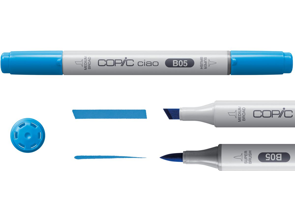 COPIC Marker Ciao 22075550 5+1 Set Brights (4013695261348)