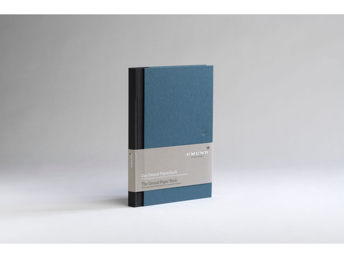 GMUND Papierbuch 17x24cm 39319 denim, dotted 160 Seiten (4049574039319)