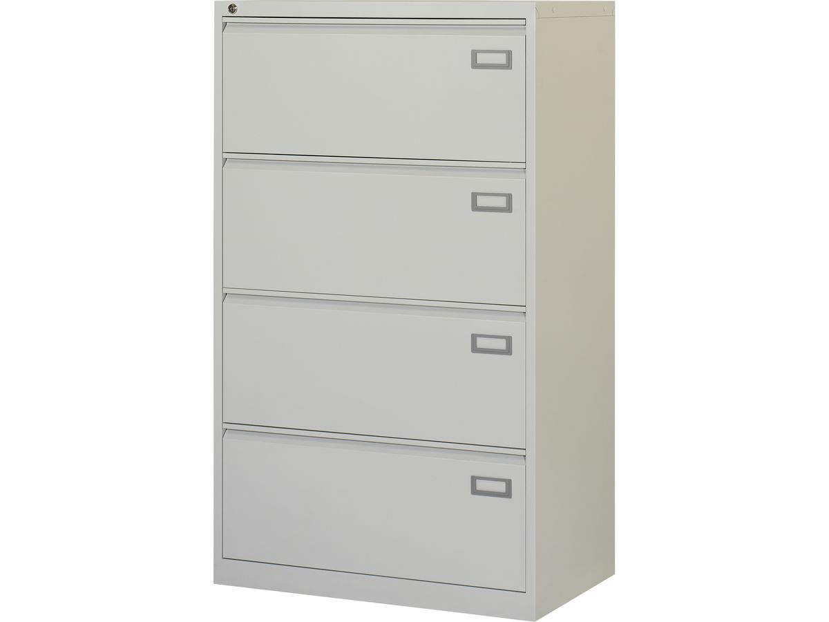 EDGY Armadio con ante a battente 3484/0101 4 cassetti stretti, grigio (7630006738459)