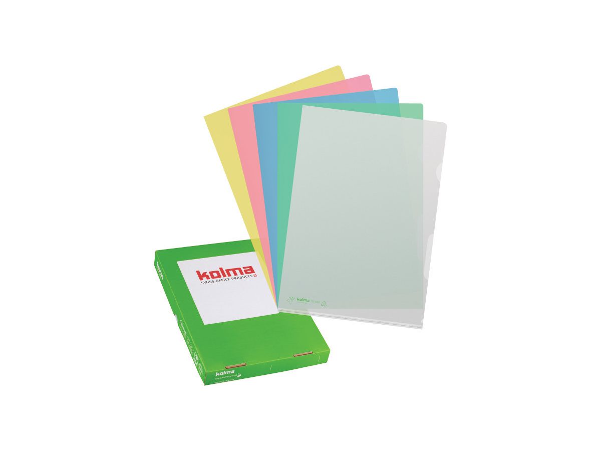 KOLMA Visa Dossier LineaVerde A4 59.880.00 transp.,CopyResistant 100 pcs. (7611967591123)