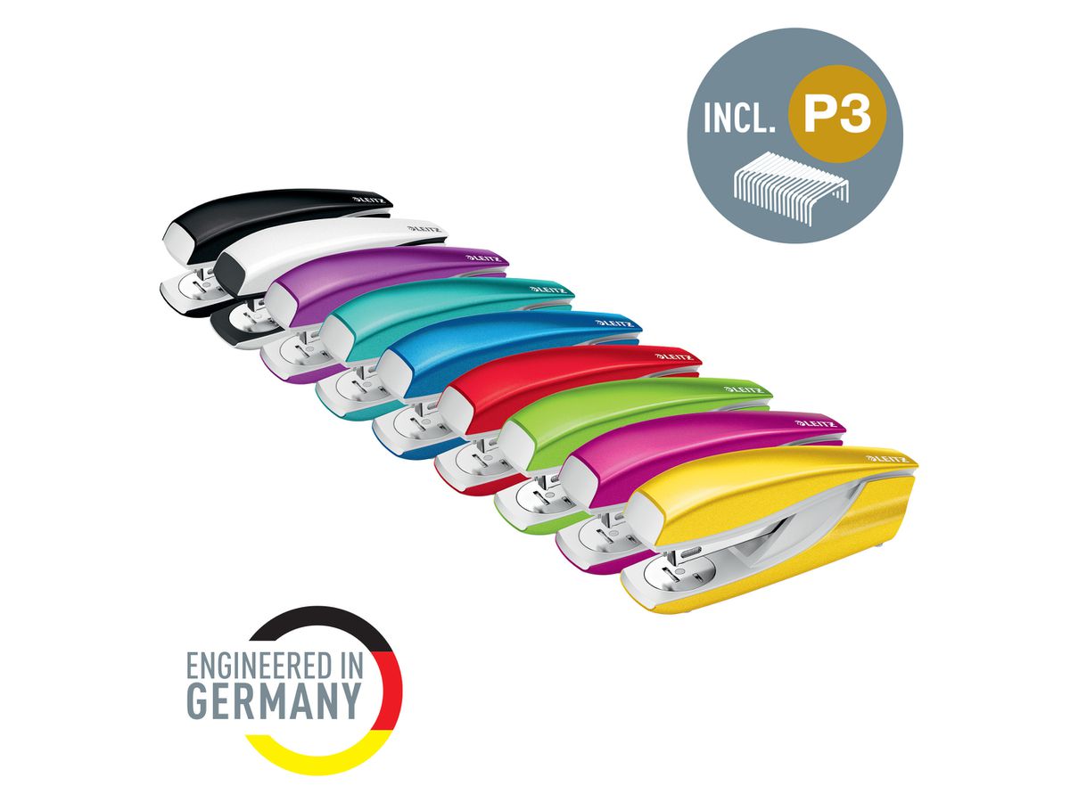 LEITZ Agrafeuse NeXXt WOW 5502 5502-20-26 rouge 30 feuilles (4002432135479)