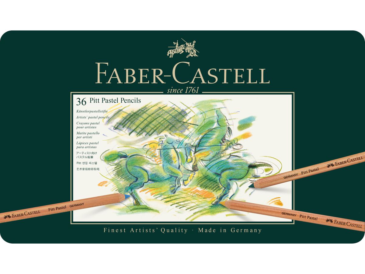 FABER-CASTELL Farbstift Pitt 112136 36er Metalletui (4005401121367)
