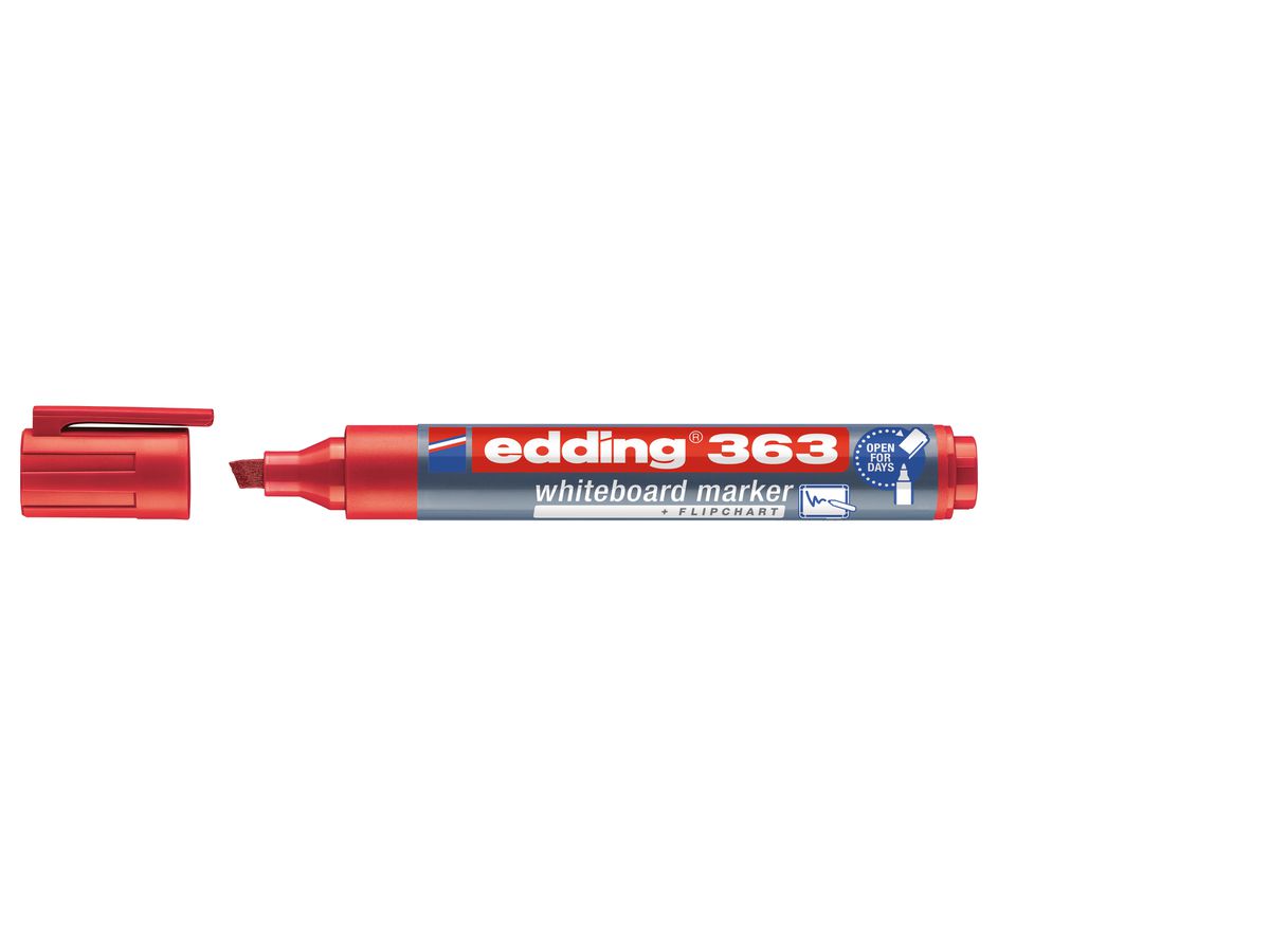 EDDING Whiteboard Marker 363 1-5mm 363-002 rouge (4004764000319)
