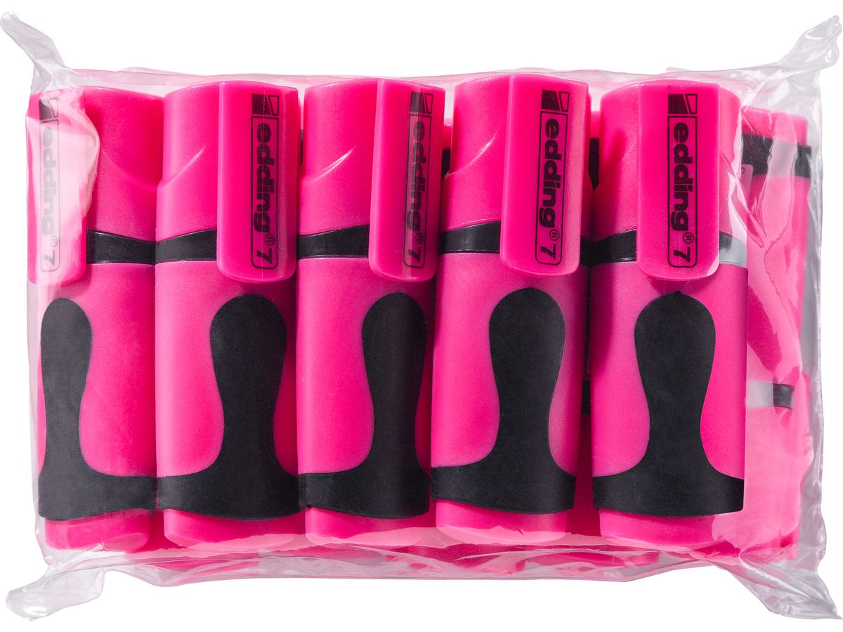 EDDING Textmarker mini Refill-Bag 7-69 pink 10 pezzi (4004764977215)