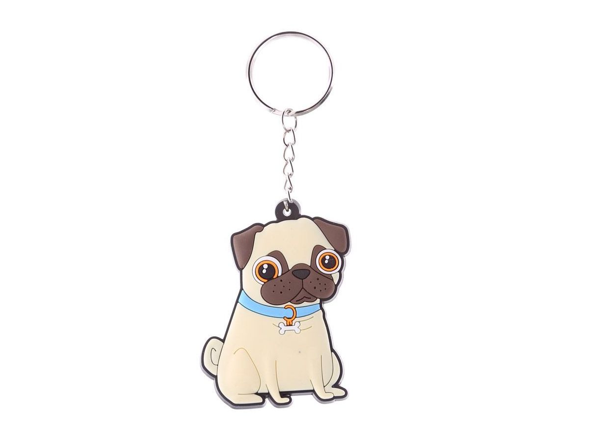 ROOST Porte-clé Mops Key48 (5055071713422)