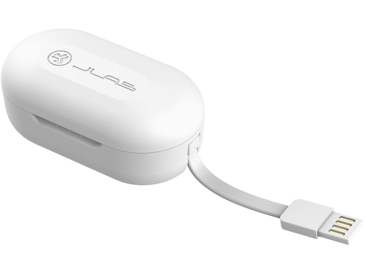 JLAB JBuds Air IEUEBJBUDSAIRRWHT82 True Wireless, White (0812887018531)