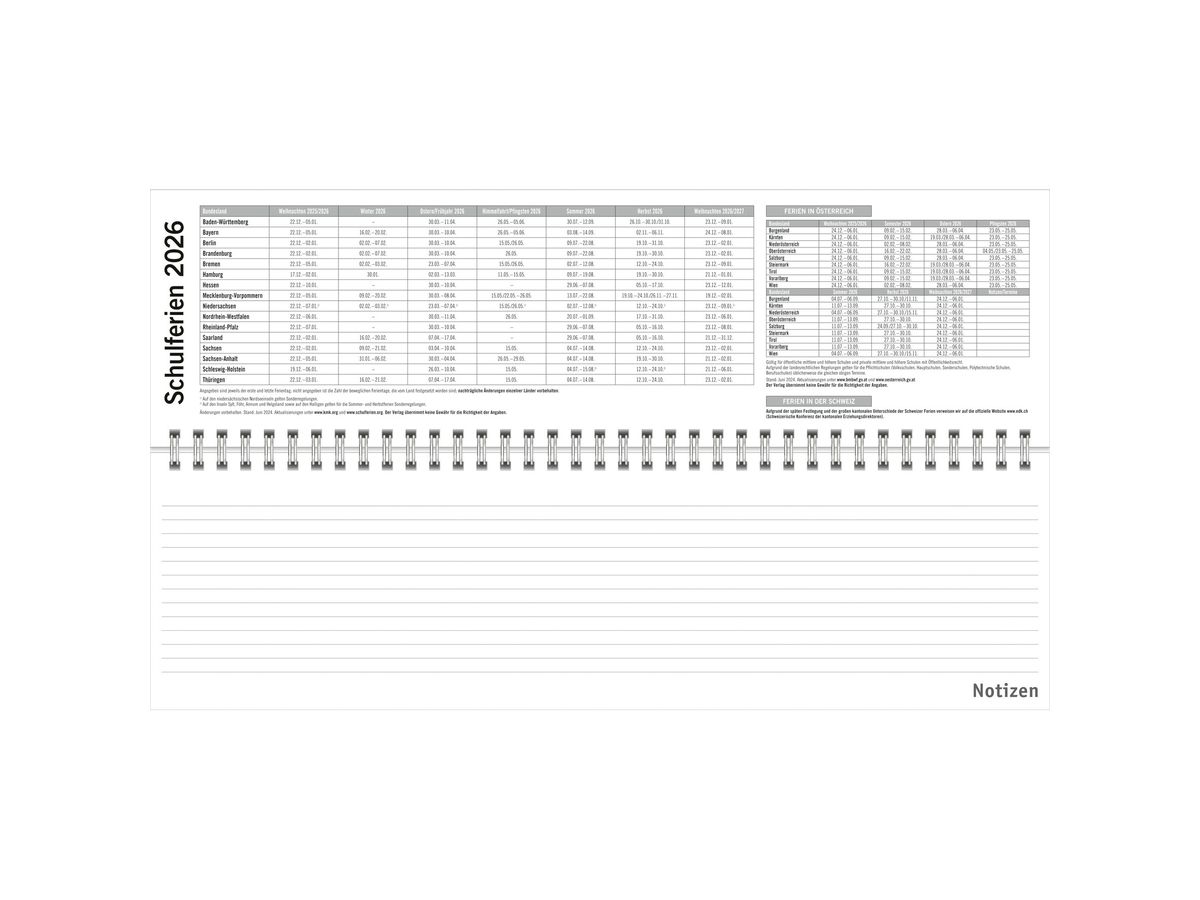 HEYE Tischplaner Bunte Wochen 2026 23321+26 1W/1S DE 32.5x9.3cm (9783756411924)
