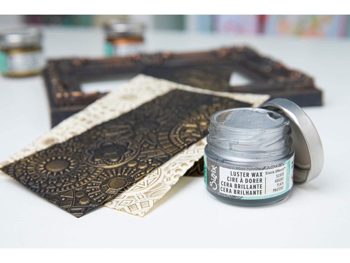 SIZZIX Glanzwachs 664811 Silber 20ml (0630454265122)
