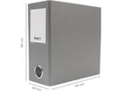BIELLA Ordner 8cm 12060800U grau A6 (7611365202256)