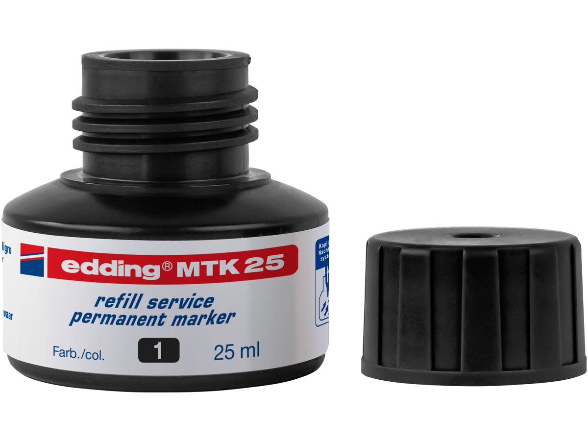 EDDING Encre 25ml MTK-25-1 noir (4004764780365)