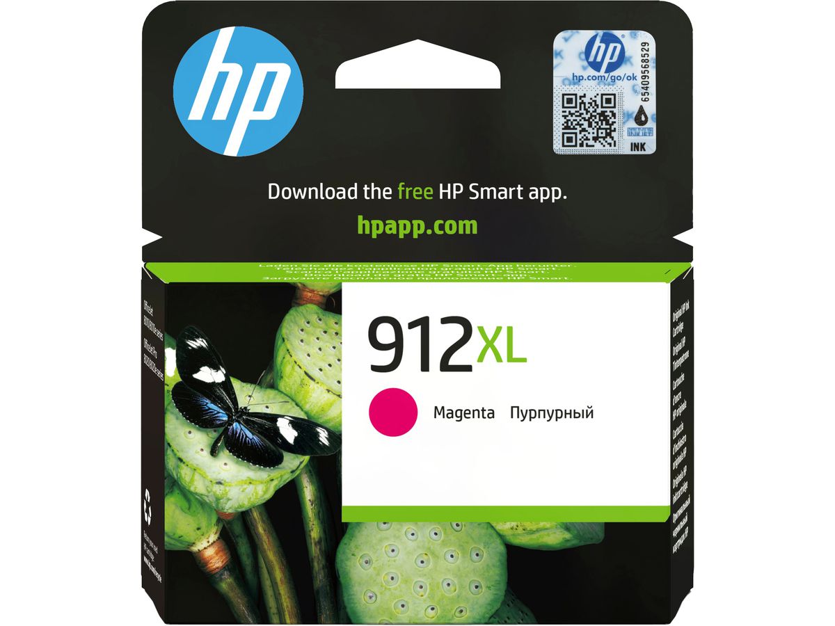 HP Cart. d'encre 912XL magenta 3YL82AE OfficeJet 8010/8020 700 p. (0192545866903)