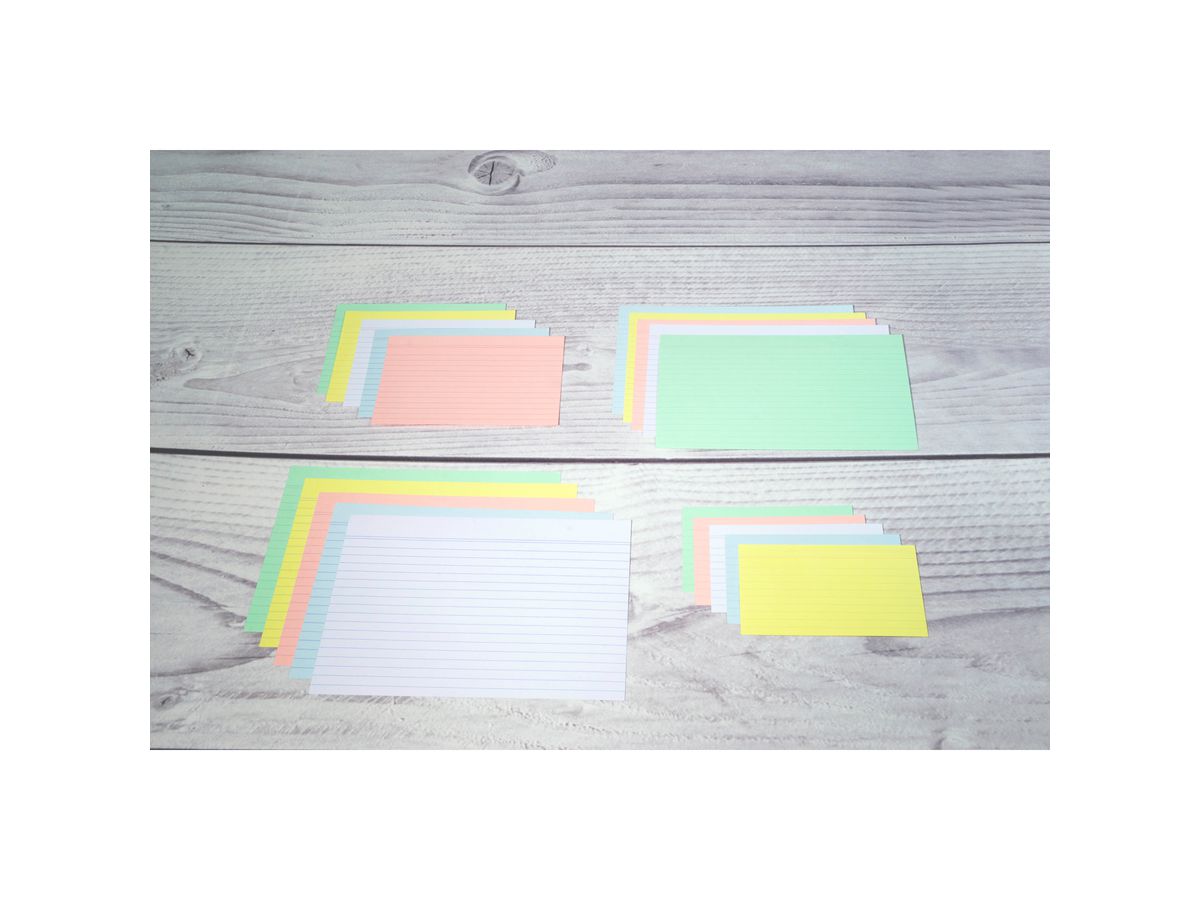 EXACOMPTA Schede rugoso A7 10840SE verde 100 pzi. (3130639108406)