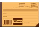 FAVORIT Quittance A6 8095 OK bleu/blanc,D/F/I,autocopiant (7612149247081)